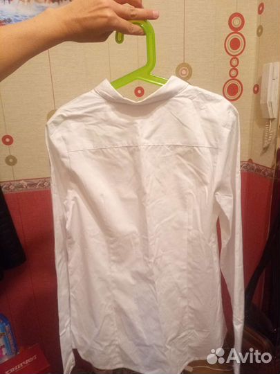Школьная блузка-рубашка для девочки 158см