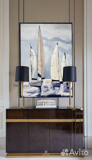 Картина на холсте Парусники