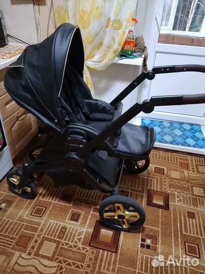 Коляска Lonex 3 в 1 эко кожа