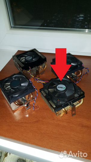 Кулеры для AMD медь, трубки