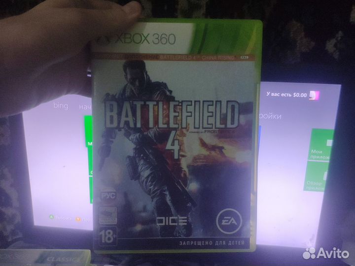 Xbox 360 + 6 игр или 10 с доплатой
