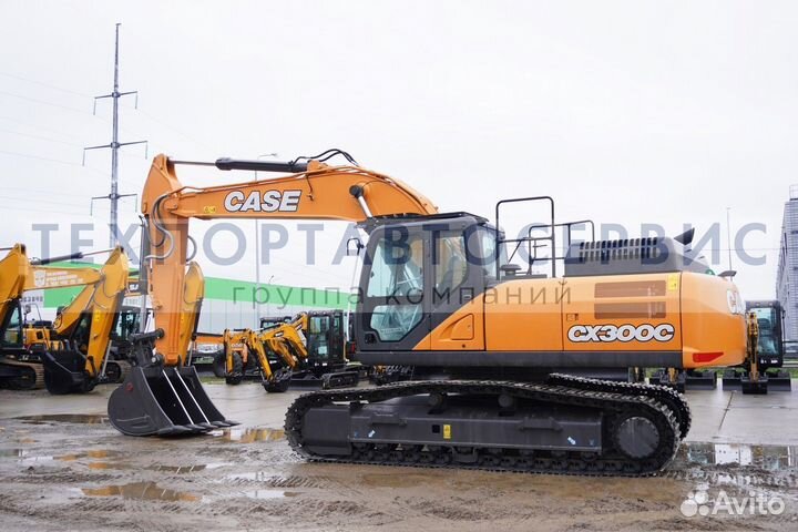 Гусеничный экскаватор CASE CX300C, 2023