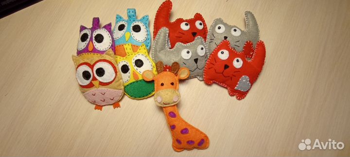 Игрушки из фетра