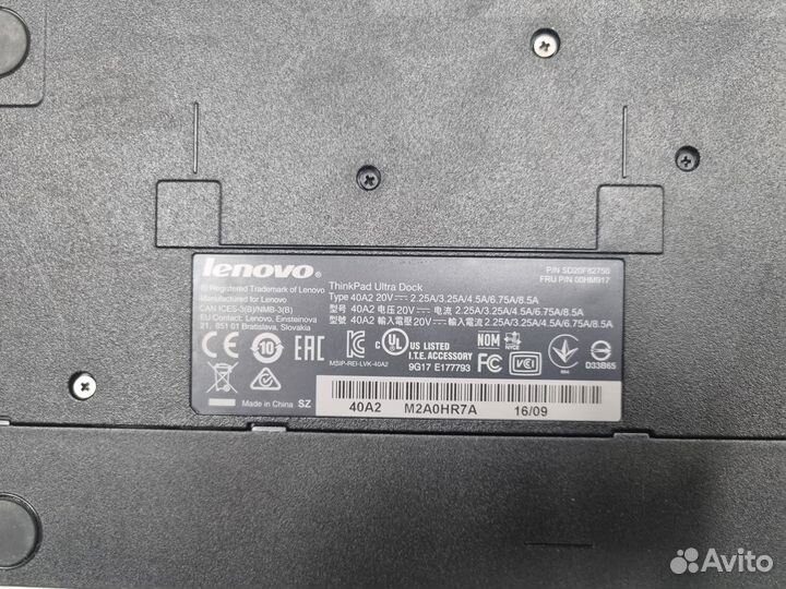 Док станция Lenovo 40A2