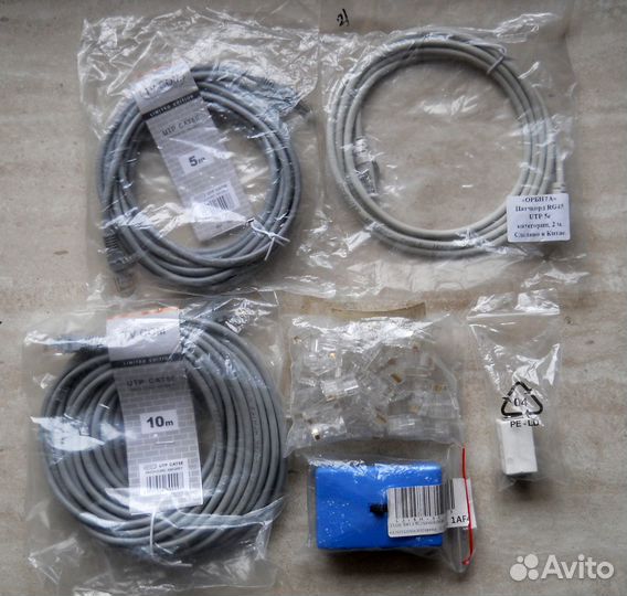 Кабеля, переходники, коннекторы RG45