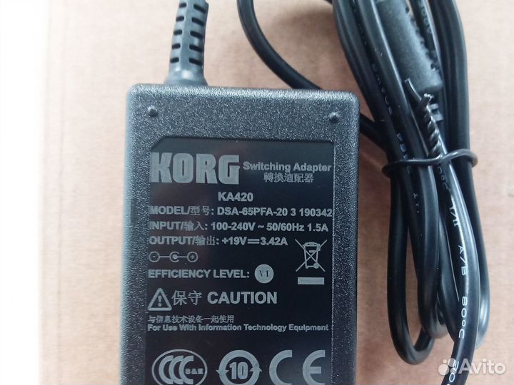 Адаптер питания Korg KA-420 (19V 3.42A, DSA-65PFA)