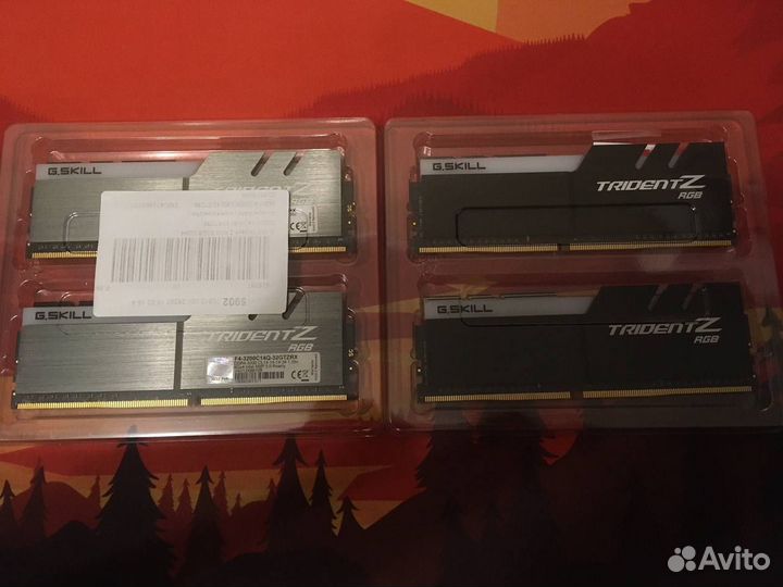 DDR4 G.Skill Trident Z 32GB F4-3200C14Q-32gtzrx
