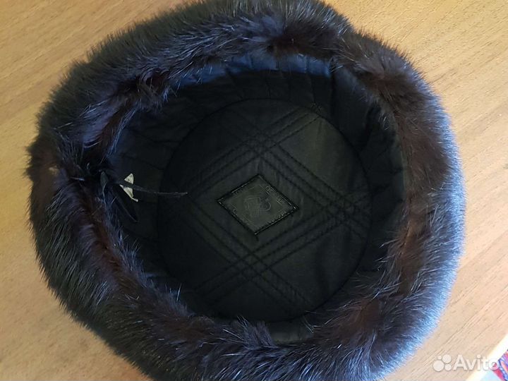 Норковая шапка и воротник