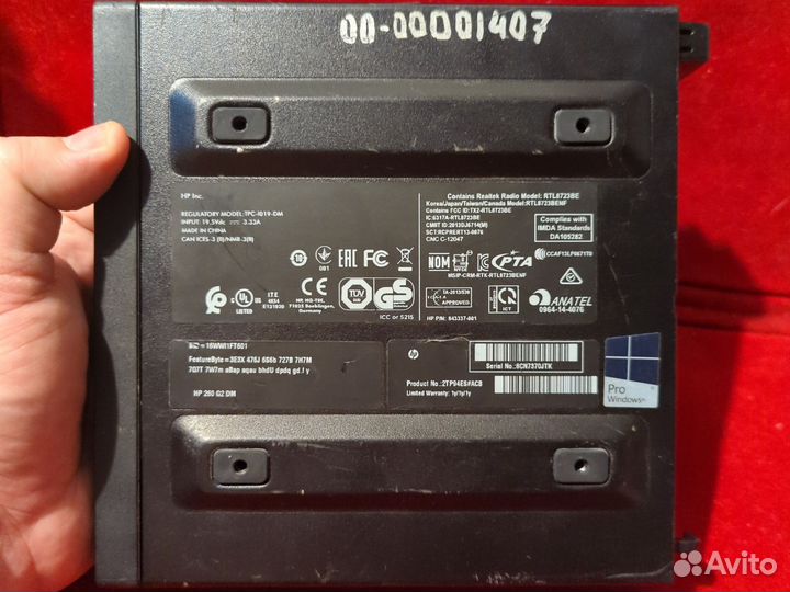 Неттоп hp 260 g2 dm business pc