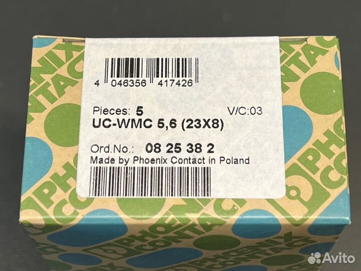 Phoenix contact 0825382 Маркировка, новая, 45 шт