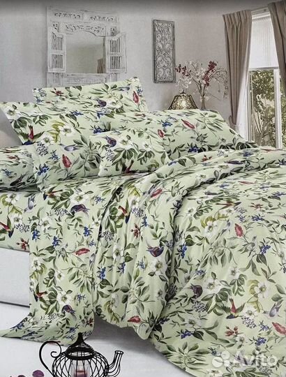 Постельное белье евро новое