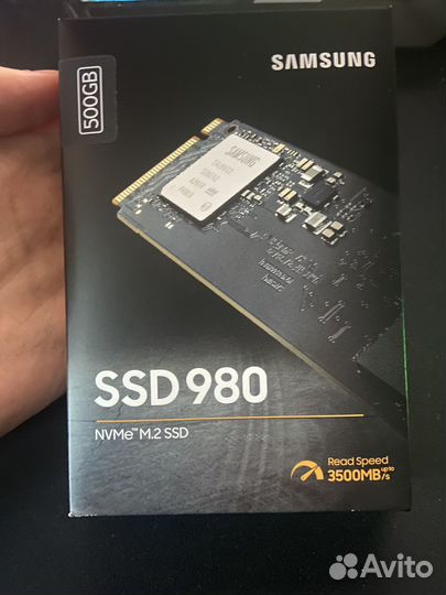 SSD Samsung 980 m2 500гб
