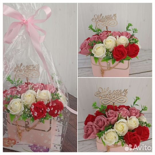 Букеты из вспененного мыла