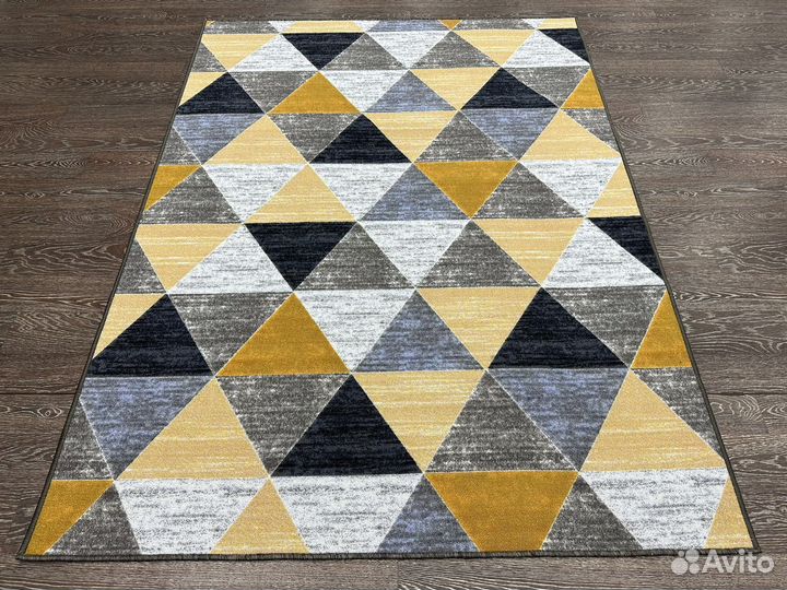 Палас принт 1.5х2 треугольники