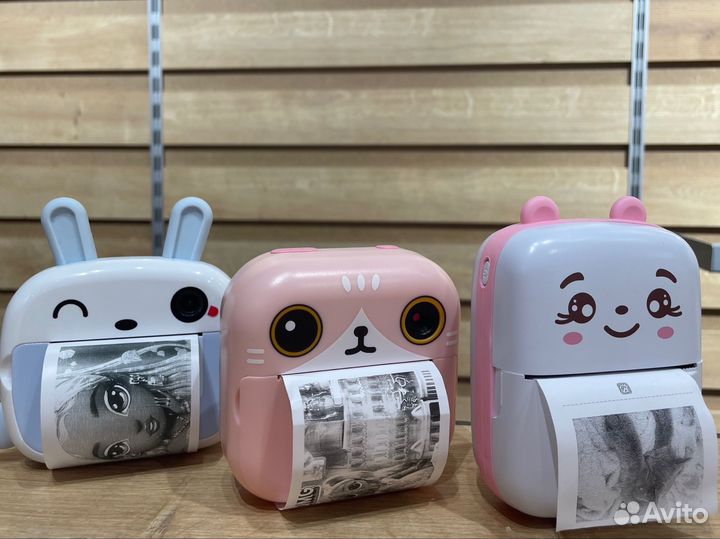 Детский фотоаппарат с мгновенной печатью Leliam