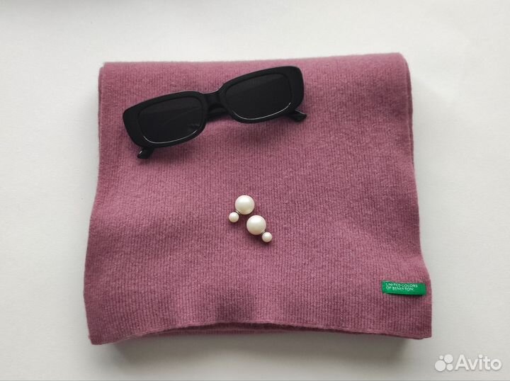 Шарф шерсть кашемир United colors of Benetton