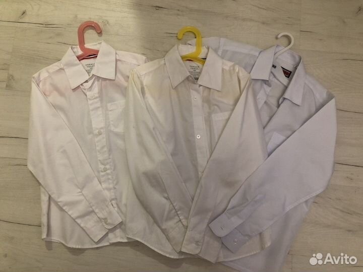 Белые рубашки на мальчика