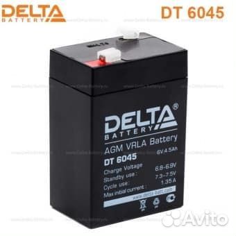 Аккумулятор ибп delta DT 6045 6V 4.5Ah