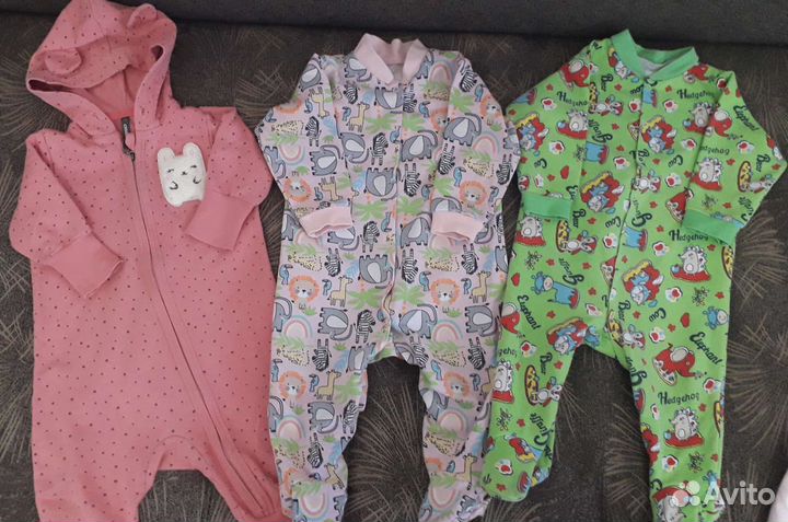Одежда пакетом для девочки 68-74