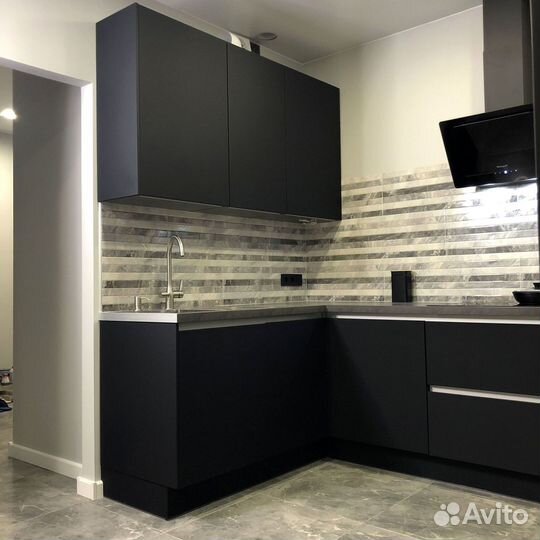 Современная кухня на заказ мдф фасады