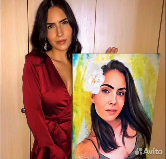 Портрет на холсте по фото