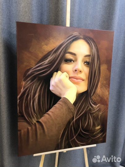 Портрет на холсте по фото