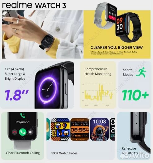 Смарт-часы Realme watch 3