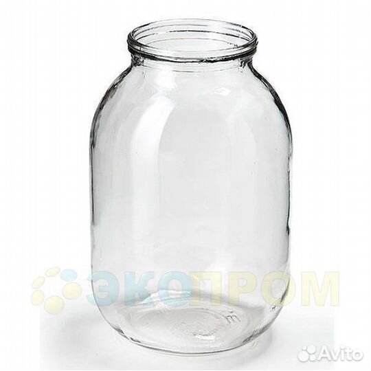 Банка стеклянная, 0,5 л, 1 л, 3 л