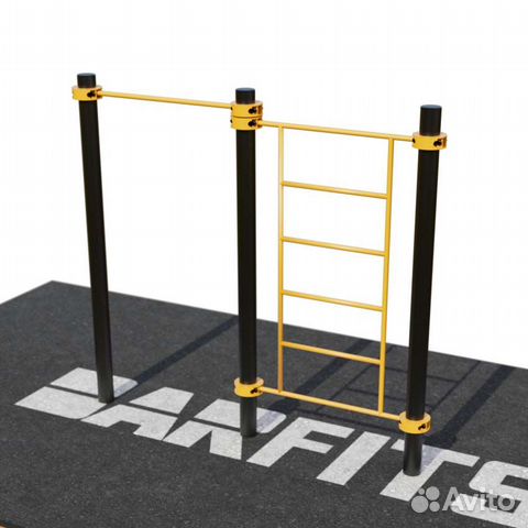 Шведская стенка С турником свс-78 108мм пластик