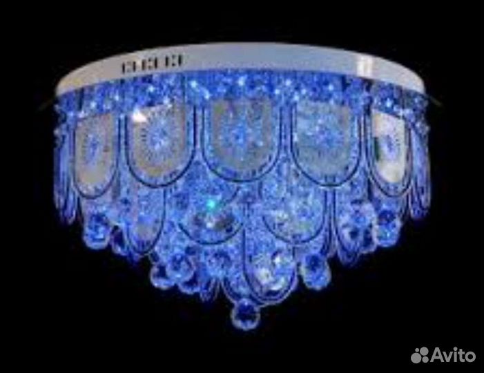 Люстра хрустальная потолочная