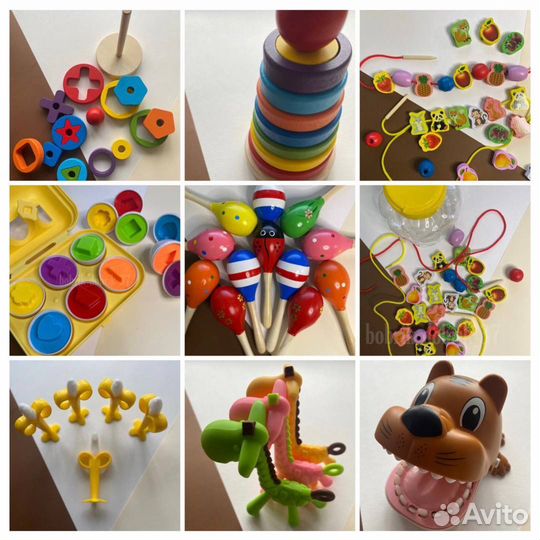 Деревянные Развивающие игрушки для детей