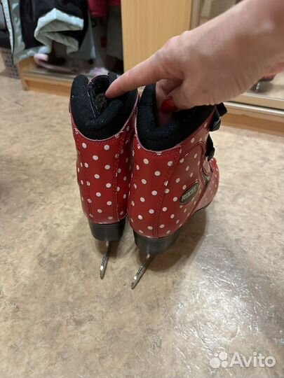 Коньки для девочки 33 размера