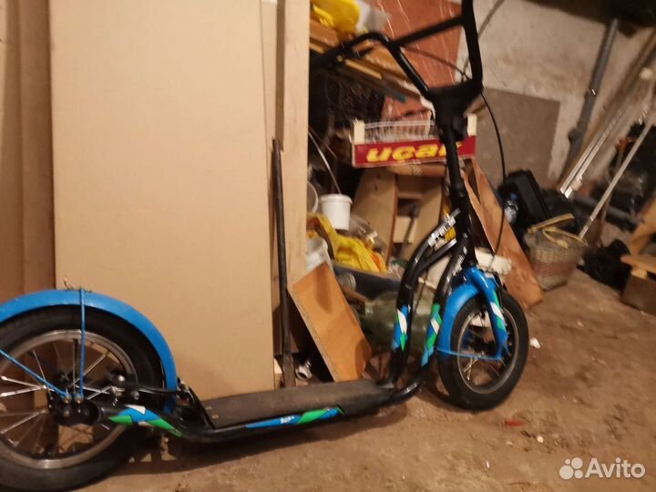 Самокат с большими колесами