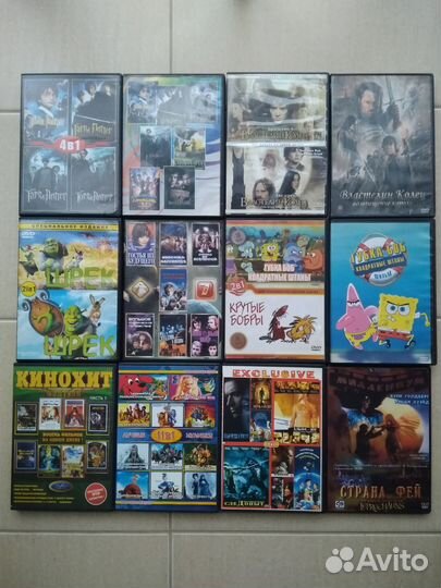 Детские фильмы и мультфильмы на DVD