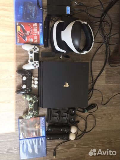 Sony PS4 pro 1tb+ps vr