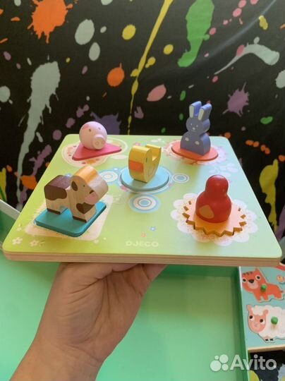 Развивающие игрушки Djeco battat b. Toys пазл