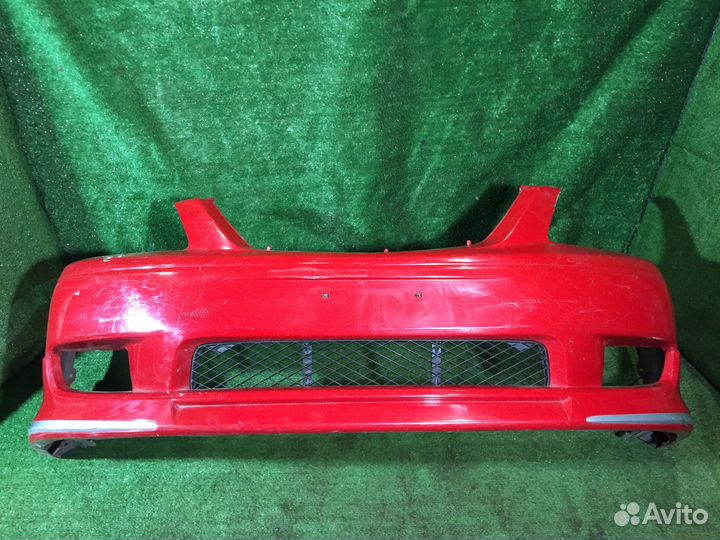 Бампер передний дорест Mazda MPV LW5W lwew Красный