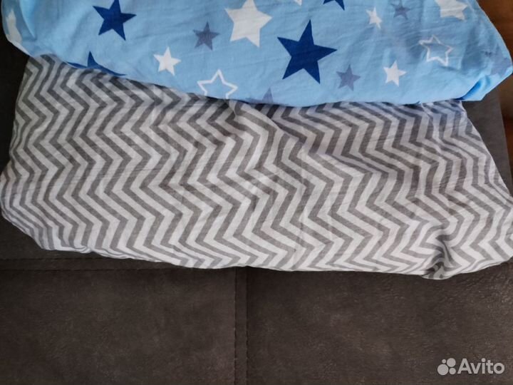 7 простыней на резинке 120 60