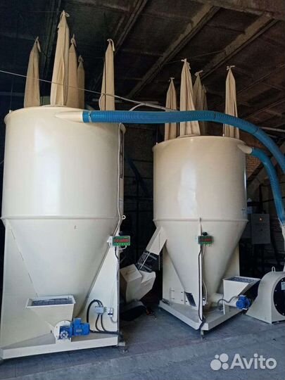 Смеситель вертикальный шнековый