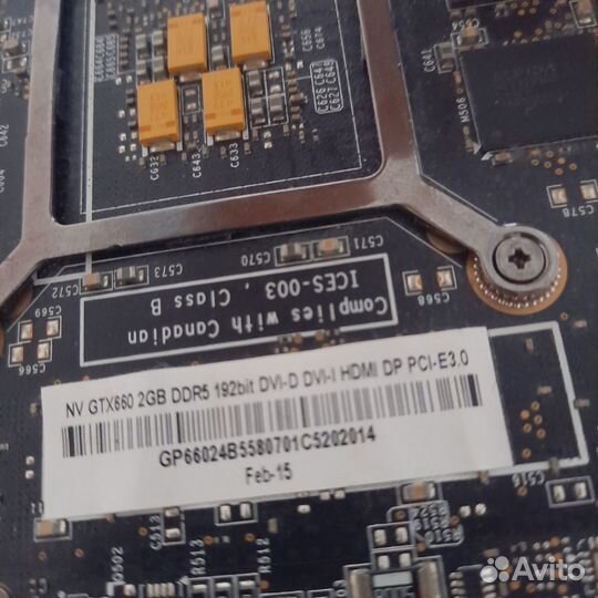 Видеокарта gtx660 2gb