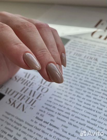 Маникюр наращивание