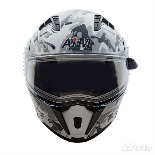 Снегоходный шлем с электрообогревом AiM JK906