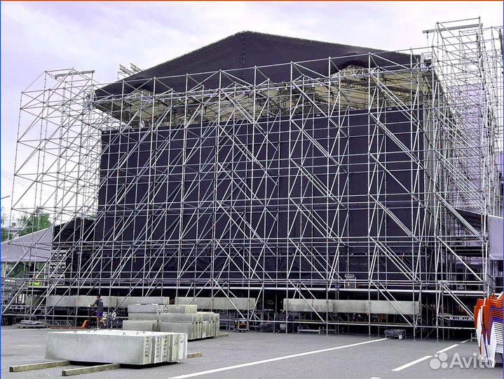 Сценические конструкции Layher траверсы/подиумы