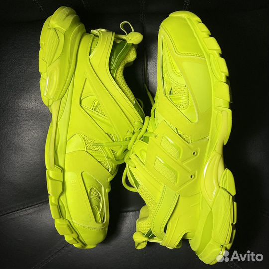 44 кроссовки balenciaga track yellow neon новые