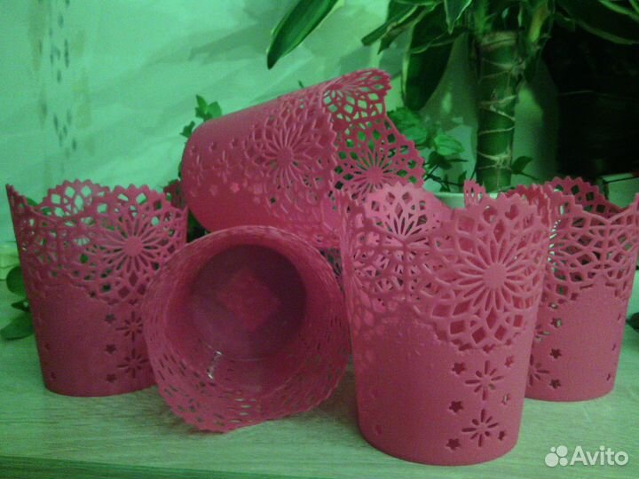 Ажурные декоративные стаканчики (новые за все)