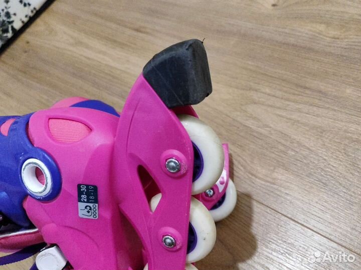 Роликовые коньки детские раздвижные