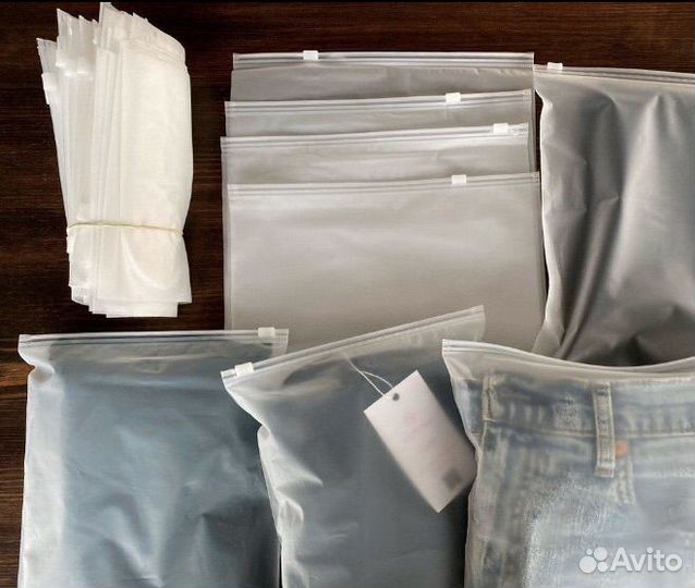 Пакеты с бегунком для хранения