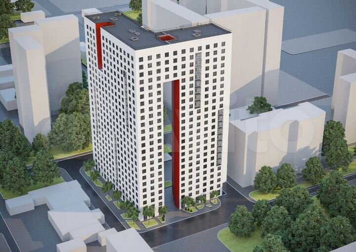 1-к. квартира, 54,7 м², 4/24 эт.