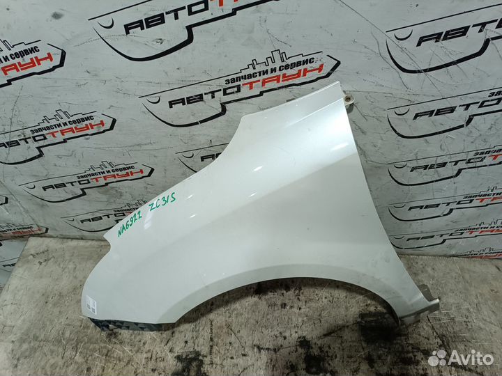 Крыло suzuki swift ZC11S ZC21S ZC31S ZC71S ZD11S ZD21S 5771163J10 переднее левое белый, Z7T NA6922