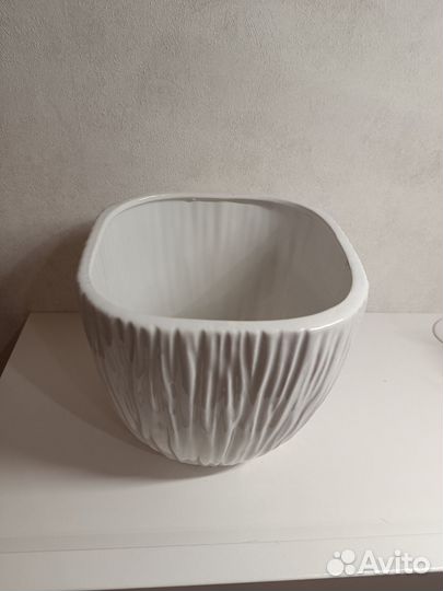 Кашпо для цветов керамика